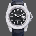 Rolex Submariner Diamond Case Black Dial 116610 40MM Men's Watch