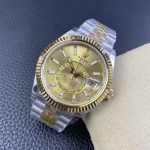 Rolex Sky Dweller 42mm Champagne Dial Stick Markers Jubilee M336933 0002 Men's Watch - Image 6