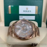 Rolex Sky-Dweller 326935 Sundust Roman Numeral Dial 42mm Mens Replica Watch - Image 5