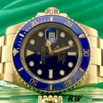 Rolex Submariner 116618 Yellow Gold Blue Dial 40mm Mens Replica Watch - Image 12