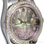 Rolex Datejust 179383 Black Mother Of Pearl Dial 26MM Lady Replica Watch - Image 4