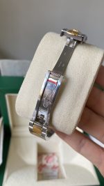 Rolex Datejust 31 Yellow Gold Olive Green Floral Motif Diamond Dial m278273 0031 - Image 10