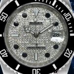 Rolex Yacht-Master 116695 Stainless Steel Diamond Paved Dial 40MM Mens Replica Watch - Image 4