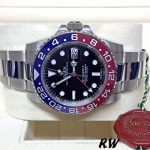 Rolex GMT Master II 116719BLRO White Gold Pepsi Black Dial 40mm Mens Replica Watch - Image 4