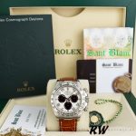 Rolex Daytona 116519 Panda Dial Brown Leather Strap 40mm Mens Replica Watch - Image 6
