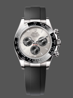 Rolex Daytona 126519LN 0006 40mm Silver Ghost Dial White Gold Oysterflex