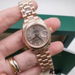 Rolex Datejust 279165 Sundust Diamonds Dial Domed Bezel 28mm Lady Replica Watch - Image 2