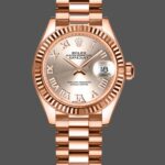 Rolex Datejust 279175 Sundust Roman Numeral Dial Fluted Bezel 28mm Lady Replica Watch