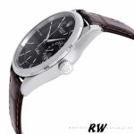 Rolex Cellini Date 50519 Brown Leather Black Dial 39mm Mens Replica Watch - Image 4