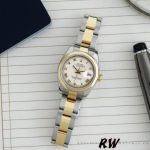 Rolex Datejust 179163 Smooth Bezel Pyramid Ivory Dial 26MM Lady Replica Watch - Image 2