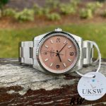 Rolex Oyster Perpetual Air-King 114234 Pink Dial 34mm Unisex Replica Watch - Image 4