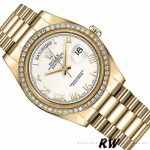 Rolex Day-Date 218348 White Roman Dial 41MM Mens Replica Watch - Image 3