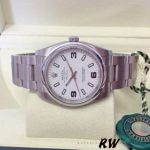 Rolex Oyster Perpetual Air-King 114200 White Dial 34mm Automatic Unisex replica watch - Image 4