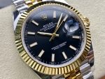 Rolex Datejust 41 Black Dial Gold & Steel 126333 0014 Men's Watch - Image 4