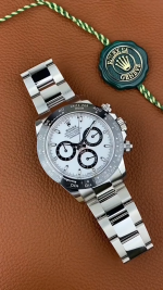 Rolex Cosmograph Daytona 116500LN Stainless Steel White Dial 40mm Mens Replica Watch - Image 2
