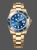 Rolex Submariner 126618LB Yellow Gold Blue Dial 41mm Mens Replica Watch