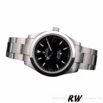 Rolex Explorer 42002 Stainless Steel Black Dial 39MM Mens Replica Watch - Image 2