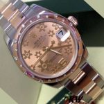 Rolex Datejust 178341 Everose Gold Pink Floral Dial 31MM Lady Replica Watch - Image 3
