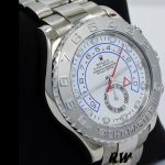 Rolex Yacht Master II 116689 White Dial Platinum 44mm Mens Replica Watch - Image 11
