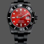 Rolex Submariner Date 116610LN Red Dial Black PVD/DLC Stainless Steel 40MM Mens Replica Watch