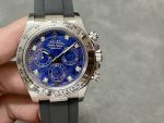 Rolex Daytona 116519 White Gold Blue Garnet Disc Diamond Marking Men's Watch - Image 3