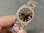 Rolex Datejust 28 Chocolate Diamond Dial m279135rbr 0018 Women's Watch - Image 5