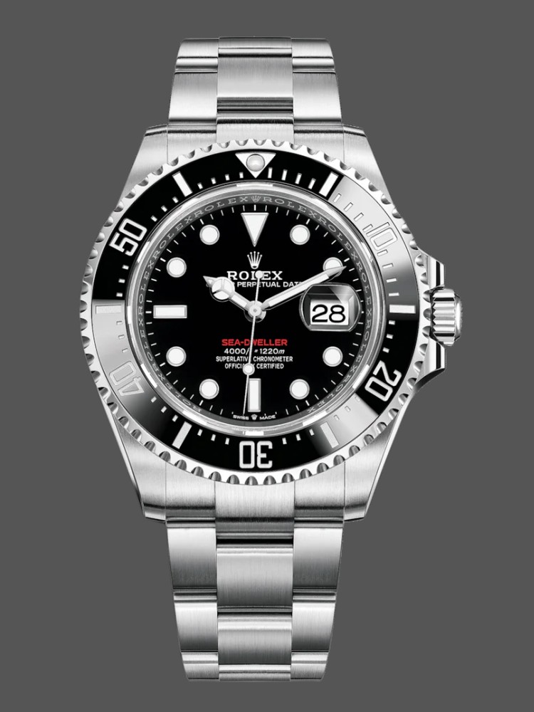 9EC7247B-AEEF-886E-BA48-88571D9D7991 Rolex Sea-Dweller 126600 Stainless Steel Black Dial 43MM Mens Replica Watch - Image 1