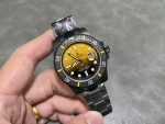 Rolex Submariner 116610 PVD-DLC Stainless Steel Carbon Fiber Bezel Yellow & Black Dial - Image 6