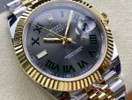 Rolex Datejust Two-Tone Steel Yellow Gold Fluted Bezel m126233 0035 36mm Unisex Replica Watch - Image 4