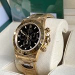Rolex Daytona 116508 Yellow Gold Black Index Dial 40MM Mens Replica Watch - Image 4