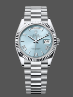 Rolex Day Date 128236 0018 Ice Blue Roman Dial