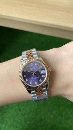 Rolex Datejust 28 Oystersteel and Rose Gold m279171 0015 Lady Watch - Image 2