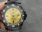 Rolex Submariner Diw 116610 PVD-DLC Stainless Steel Carbon Fiber Bezel Champagne Dial - Image 3