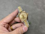 Rolex Datejust 279173 Champagne Index Dial Fluted Bezel 28mm Lady Replica Watch - Image 6