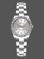 Rolex Oyster Perpetual 176234 Silver Dial Blue Baton 26MM Lady Replica Watch