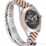 Rolex Datejust 126301 Rose Gold Slate Grey Wimbledon Dial 41MM Mens Replica Watch - Image 3