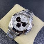 Rolex Cosmograph Daytona 116509 White Arabic Dial White Gold 40MM Mens Replica Watch - Image 5