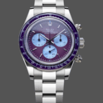 Rolex Daytona Artisans de Genève Customized 40mm Burgundy Purple dial Mens Watch