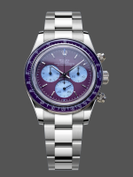 Rolex Daytona Artisans de Genève Customized 40mm Burgundy Purple dial Mens Watch