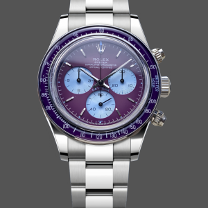Rolex Daytona Artisans de Genève Customized 40mm Burgundy Purple dial Mens Watch