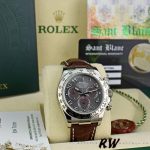 Rolex Daytona 116519 Grey Dial Brown Leather strap 40mm Mens Replica Watch - Image 6
