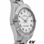 Rolex Oyster Perpetual 177210 Stainless Steel White Roman Dial 31mm Lady Replica Watch - Image 2