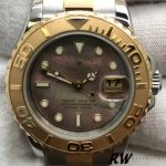 Rolex Yacht-Master 169623 Steel Yellow Gold Black MOP Dial 29MM Lady Replica Watch - Image 2