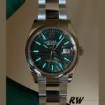 Rolex Datejust 126200 Olive Green Palm Motif Dial Stainless steel 36MM Unisex Replica Watch - Image 6