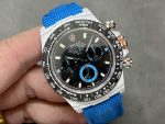Rolex Daytona Cosmograph Carbon Fiber Luminescent Coating 40mm Nylon Strap Men's Watch - Image 4