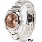 Rolex Datejust 179160 Pink Index Dial Domed Bezel 26MM Lady Replica Watch - Image 3