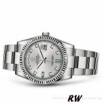 Rolex Day-Date 118239 Rhodium grey Dial white gold 36mm Unisex Replica Watch - Image 4