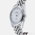 Rolex Datejust 126200 Stainless Steel White Roman Dial 36MM Unisex Replica Watch - Image 3