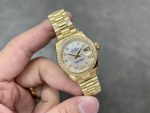 Rolex Datejust 28mm Yellow Gold MOP Dial M279138RBR 0015 Women's Watch - Image 6