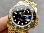 Rolex GMT Master II 40mm m126718grnr 0001 Oyster Bracelet Black Dial Mens Replica Watch - Image 5
